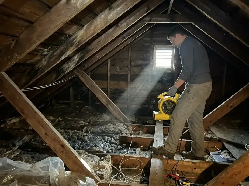 attic-water-damage-drying-proc-007 — frequently asked questions, Emergency Water Extraction & 24/7 Flood Response in Pekin,…